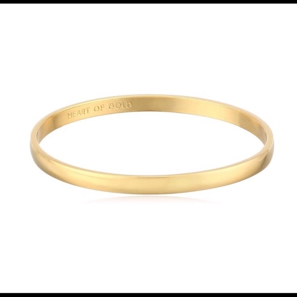 KATE SPADE * Heart of Gold Bangle - Picture 3 of 4